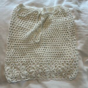 12th tribe crochet cover up skirt